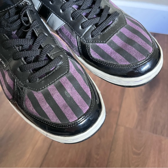 Creative Recreation leather black & purple high top sneakers, size 10L - Picture 8 of 10